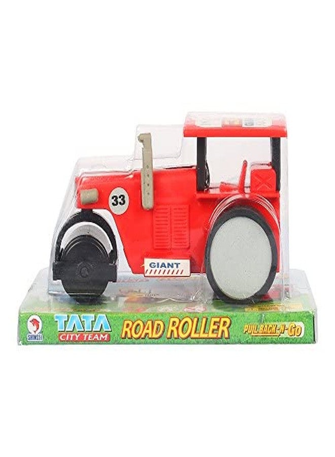 Shinsei Road Roller Maintenance Free Pullback Spring Action Race Toy Gift for Boys 3+ Years. Strong ABS Plastic, NO Sharp Edges, BIS Certified. Pack of 1, Color Red - Image 5
